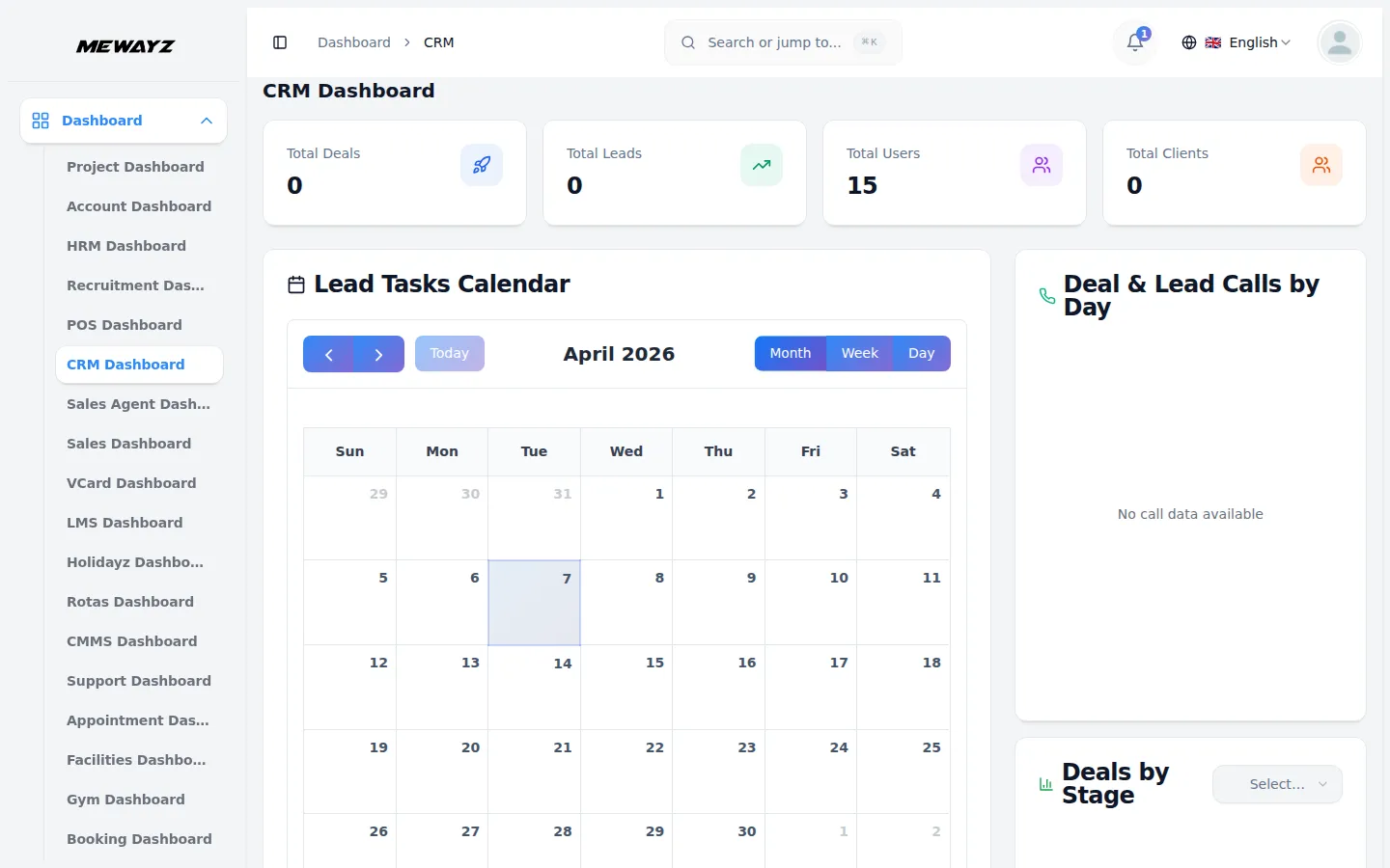 Mewayz CRM — bestuur kontakte, leidrade en transaksies